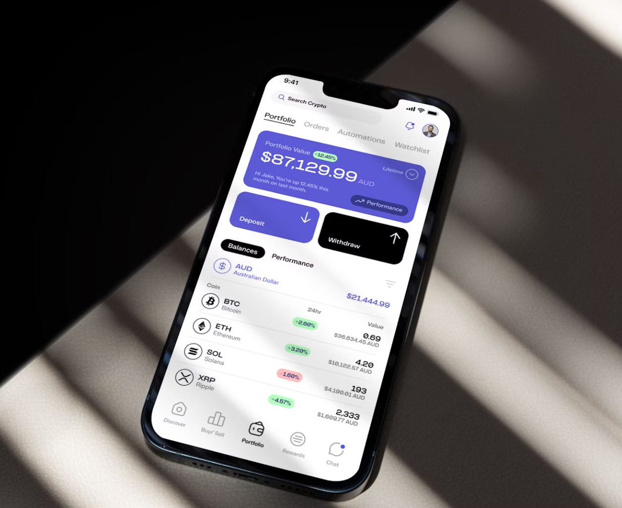 Secure Wallet Interface